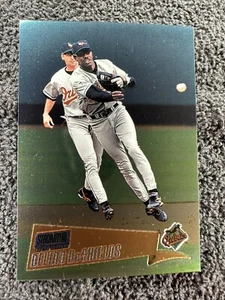 2000 #23 Delino DeShields Topps Stadium Club Chrome Baseball Baltimore Orioles - Foto 1 di 2