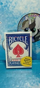 Tarjetas de juego Bicycle Poker 808 Blue Rider Back selladas hechas en EE. UU. - Imagen 1 de 2