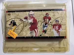 1995 Upper Deck Official Joe Montana Football Career 45 Card Set w/ Clamshell - Picture 1 of 5