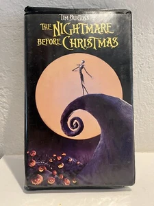 Tim Burton's The NIGHTMARE Before CHRISTMAS VHS Tape Clamshell Pre-owned - Picture 1 of 7