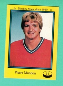 (1) PIERRE  MONDOU  1992 SPORT FLASH  # 11 CANADIENS LIMITED CARD (H4968)
