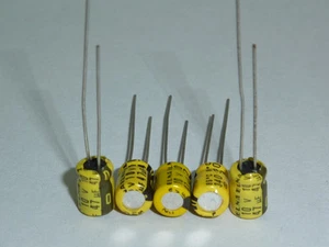 50pcs 47uF 10V 5X7mm Japan ELNA 10V47uF Audio Electrolytic Capacitor - Picture 1 of 2