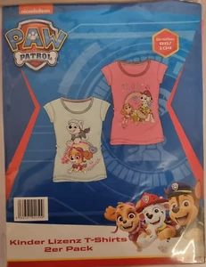 Paw Patrol Kinder T-Shirt 2 er Pack Gr 98/104 Neu&OVP - Bild 1 von 2