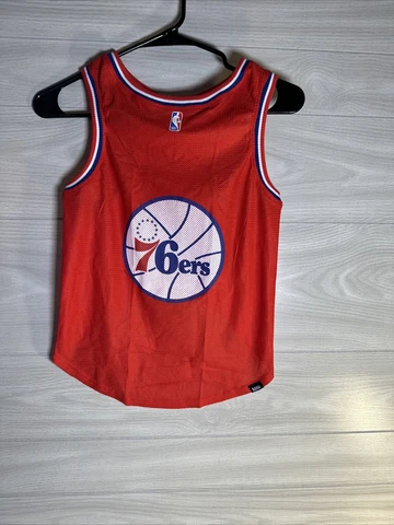 Bark Box NBA Jersey NBA 76ers Jersey Size Large.  Dog Jersey Cover
