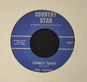 LISTEN MP3 COUNTRY Dal Agnew Country Star 1007 Lonely Tears - Picture 1 of 1