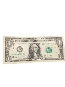 April 6 2004 $1 Birthday/Anniversary Note. Rare. B20040406H - Picture 1 of 2