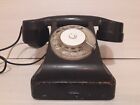 Black bakelite rotary phone VEF 1950's Vintage Soviet UNION USSR Telephone №11
