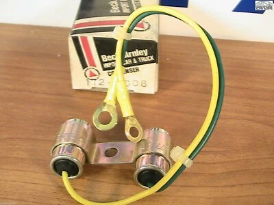 Toyota Corolla Celica Corona Ignition Condenser Dual Point 1974-1975 - Image 1 of 4