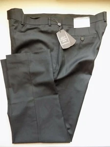 NUEVOS PANTALONES GREG NORMAN 40/32 negro liso para hombre rendimiento tazo lana - Imagen 1 de 5