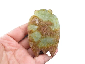 China,old jade,Hongshan culture,collectibles,rare cicada,pendant A(582) - Picture 1 of 6