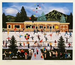 Jane Wooster Scott SUMMER CHEER Hand Signed Limited Edition Lithograph Art - Picture 1 of 4