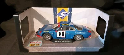 ALPINE A110 1600S Rallye du Portugal  1971 -SOLIDO-1/18-Objet Neuf + Boite -A - Photo 1/4