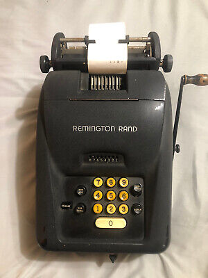 Vintage, Remington Rand Manual Adding Calculating Bookkeeping Machine (611308) • 79.95$