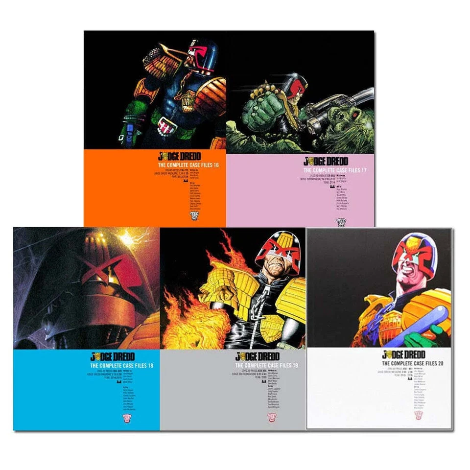 Judge Dredd Complete Case Files Volume 16-20 Collection 5 Books  | Orwell George - Image 1 of 1
