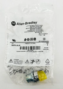 Neu Allen Bradley 800FM-LSL35 3 Positionen beleuchtet Wahlschalter gelb - Bild 1 von 4