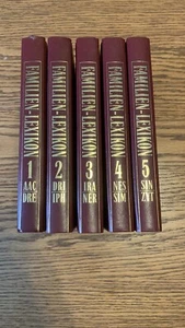 5 book set Familien Lexikon By Isis Verlag AG German - Picture 1 of 10
