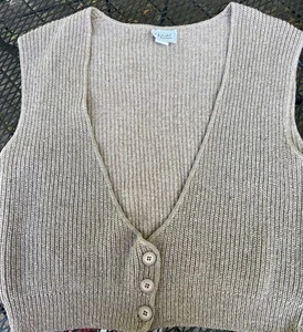 Vintage Herald House Chunky Vest LG USA Wool Blend - Bild 1 von 9