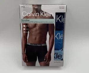 Herren Boxershorts Medium 3er Pack Calvin Klein Microfaser -NEU- - Bild 1 von 3