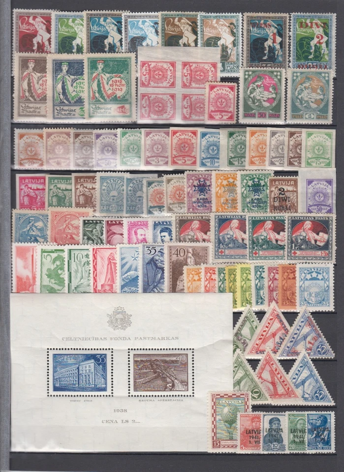 LATVIJA.1918-1941.COLLECTION.MNH**/* - Image 1 of 1