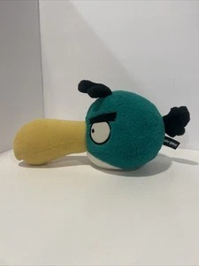 Angry Birds Grande Peluche Hal Tucano Verde Uccellino 12" Lungo Becco Chiuso, Commonwealth - Foto 1 di 8