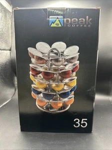 Kaffeepadhalter Ständer für Nespresso Vertuo Kapseln Turm drehbar hält 35 - Bild 1 von 3