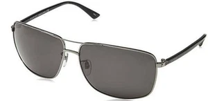 Gucci Wayfarer Herren Sonnenbrille Silbergrau GG0065SK 001 - Bild 1 von 2