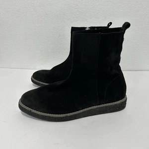 TRASK Stivaletti donna neri scamosciati TG 8,5 M Chukka casual - Foto 1 di 8