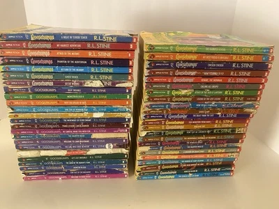 R.L. Stine GOOSEBUMPS Lot 47 Paperback Books 90s Vintage  1 11 50 51 52 53 57 59 Foto 1 de 4