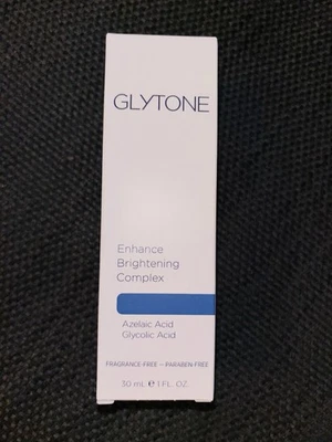 GLYTONE ENHANCE BRIGHTENING COMPLEX  1 oz / 30 ml Full Size New in Box - Image 1 of 2