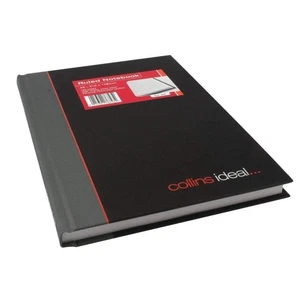 Collins Ideal A5 Feint Ruled Manuscript Book - 192 Pages, Grey - Picture 1 of 2