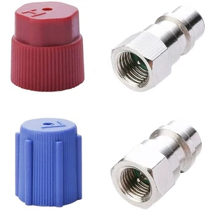 Easy Installation Car HVAC Conversion Coupler R134A High Low Pressure Connector - Picture 1 of 8