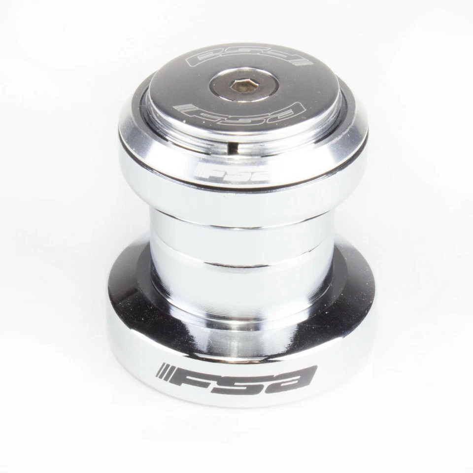 FSA "THE PIG" BMX bicycle headset CR-MO 1 1/8" THREADLESS - SILVER - Image 1 of 1