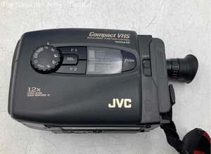 JVC GR-AX210U Black 12x Hyper Zoom VHS Compact Camcorder With Case - Picture 1 of 6