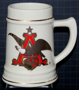 Anheuser Busch ~ Eagle Emblem Logo ~ Ceramic Mug (USA) Retro Beer Stein Cup - Picture 1 of 6