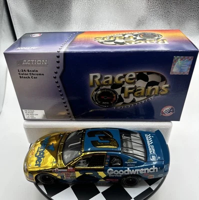 Dale Earnhardt #3 牧马人彩色镀铬 1999 年蒙特卡罗 ACTION 1/24 罕见 — 第 1/4 张图片