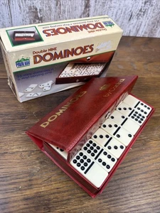1987 Pavilion by Cardinal Double Nine Dominoes, 55 Pieces with Case No. 511 - Picture 1 of 14