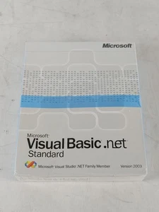 New Microsoft X09-46122 Visual Basic.Net Standard Version 2003 Factory Sealed - Picture 1 of 6
