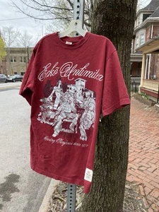 Vintage Ecko Unlimited T-Shirt Medium Y2K Maroon hip Hop Rhino 21x29 - Picture 1 of 5
