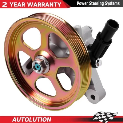 For 2006-2011 Honda Ridgeline RT RTL RTS 3.5L Power Steering Pump w/ Pulley New - Image 1 of 4