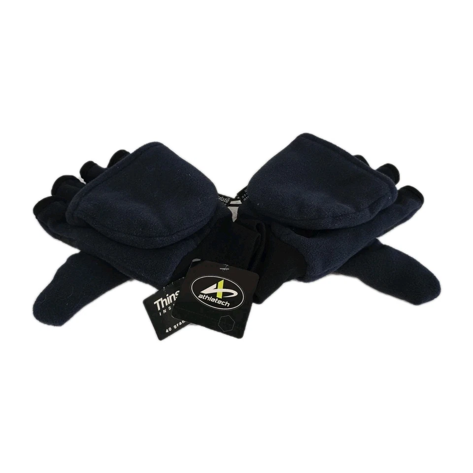 Athletech Thinsulate Mittens Mens ML Fingerless Camo 40 Gram Insulation  - Изображение 1 из 4