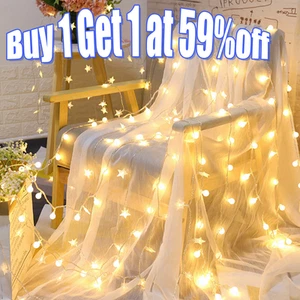 Little Stars LED Fairy Light Children's Kids Bedroom Decor String Lights Wedding - Picture 1 of 15