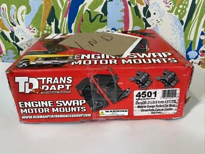 TD Trans Dapt 4501 Universal Street Rod Bushing Style Motor Mounts For LS1/LS6   - Image 1 of 4