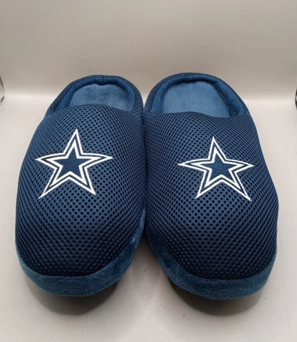 Dallas Cowboys Slippers Men Sizes Large  11-12 NFL Official Apparel Cover