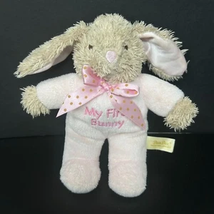 Dan Dee Pink My First Bunny Plush 11" Stuffed Animal PJs Bunny Slippers - Picture 1 of 6