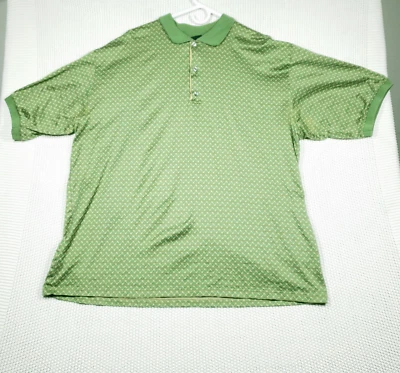 Bobby Jones Golf Polo мужской размер Зеленая рубашка с коротким рукавом 2XL - Изображение 1 из 4