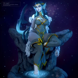 1/35 Resin Sea Monster Fantasy Girl unpainted unassembled TD-4445 - Picture 1 of 5