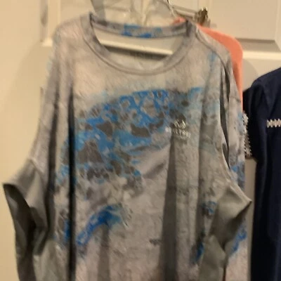 Camisa Realtree Fishing Performance 2 XL Edge camuflaje manga larga atlética Dri fit Foto 1 de 4