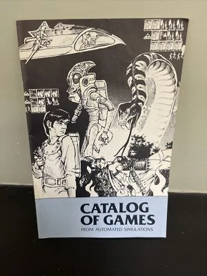 Vintage Epyx Catalog Of Game Supplement Paperwork Rare - Image 1 of 4