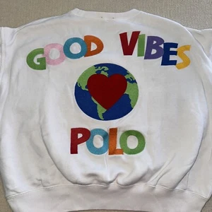 POLO Ralph Lauren Good Vibes Herz Sweatshirt Small Baumwolle - Bild 1 von 4
