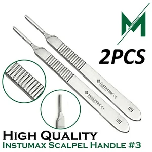 Scalpel Handle No. 3 Graduated Dental Surgical Stainless Steel Instruments - Picture 1 of 6